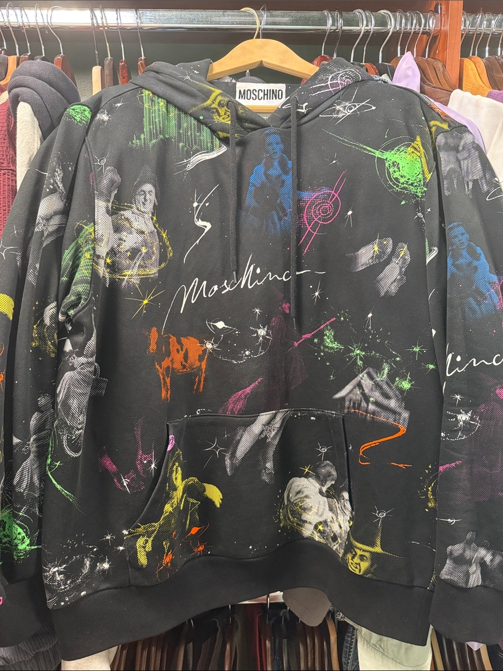 Moschino Black limited edition wizard of oz hoodie